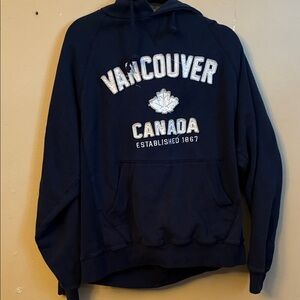 Vancouver Canada Navy Pullover Hoodie